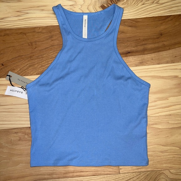 NWT The Group Babaton Sky Blue Senna Top - Size M - Picture 2 of 6